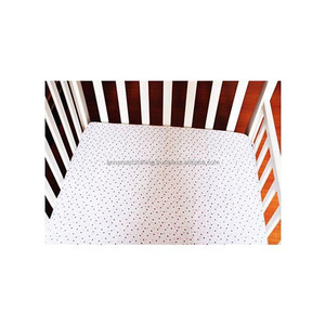 OEM Supply GOTS Certified 100% Organic Cotton Baby Crib Sheet Set for Sale - Product Image 1