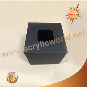 Caja de pañuelos faciales de acrílico con decoración de cristal acrílico de fábrica - Product Image 3