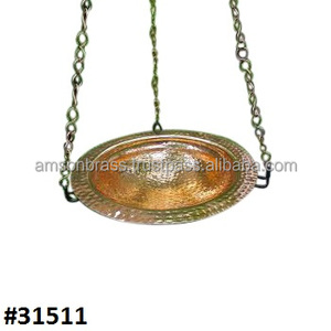 Décoration De jardin En Forme De Coeur En Cuivre Massif Bain D'oiseau - Product Image 2