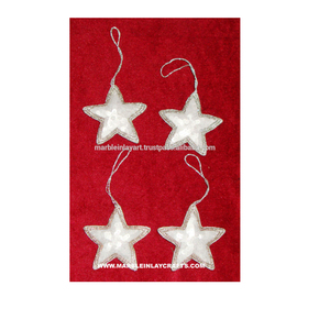 Étoile de Noël, ornement de Noël indien à suspendre - Product Image 1