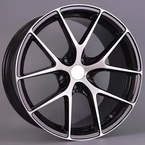 Rines de Aleación de 40 mm y 100 mm, Negros, Diseño de Malla Completamente Pulido - Product Image 1