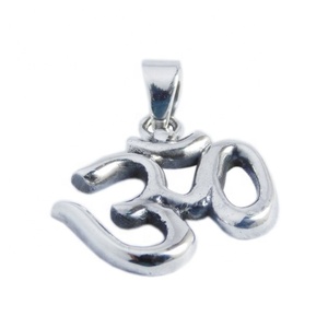 Hermoso colgante Vintage OM Lord, diseño antiguo, joyería fina de Plata a la moda, chapado en rodio, colgantes lisos hechos a mano, dijes - Product Image 1