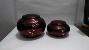 Articles de maison de luxe pattes en laiton bois de rose indien pour animaux de compagnie, urne pour cendres commémoratif pour animaux de compagnie de forme ovale - Product Image 3