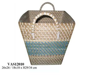 Panier à linge en bambou avec poignées Artisanat du Vietnam Panier en rotin stocké - Product Image 4