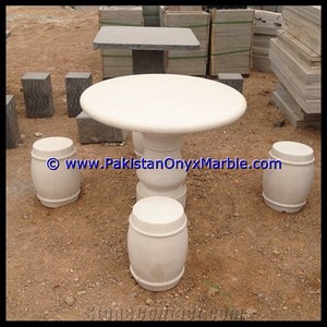 ม้านั่งหินอ่อนออกแบบตกแต่งที่กำหนดเอง - Product Image 5