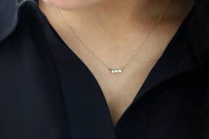 Collar de Plata de Ley 925 con Incrustaciones de Diamantes CZ, Gargantilla Fina con Cuentas, Chapado en Rodio, Clásico, Regalo para Hombre, para Boda - Product Image 4