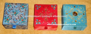 Handcrafted Square Shape MOP Wooden <b>Wedding</b> <b>Gift</b> <b>Boxes</b> - Product Image 6