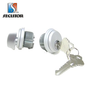 Cylindre à mortaise en zinc à contrôle d'accès à clé en aluminium et finition bronze duronodique - Product Image 2