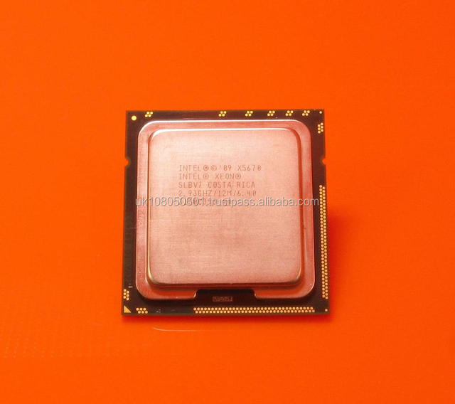 For Xeon X5670 3.3GHz 6-Core Gold Processor LGA2011-3 Socket 12MB Cache 95W TDP SLBV7 Servers Used 12nm Virtualization