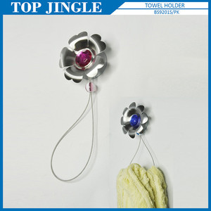 Colgador de toalla de pared magnético, diseño de forma cuadrada, novedad - Product Image 5