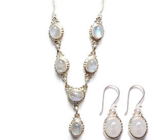 Collar indio de piedras preciosas de plata 925, venta al por mayor, joyería de piedras preciosas semipreciosas - Product Image 4