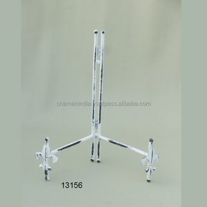 Estante de hierro blanco lavado - Product Image 1