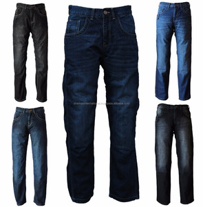 Shemax กางเกงยีนส์กันลมระบายอากาศของผู้ชายไซส์ใหญ่พิเศษสำหรับใส่ขี่มอเตอร์ไซค์ - Product Image 1