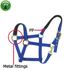 Cabestro de cabeza de caballo de PP y nailon personalizado \ accesorios de Carreras de Caballos - Product Image 5