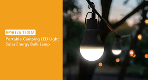 Lámpara de bombilla Led portátil alimentada por energía Solar 12LED bombilla de luz LED Solar, lámpara de energía Solar alimentada por energía Solar portátil linterna - Product Image 5