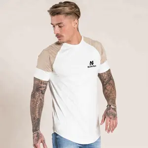 2018 Contrast Korte Mouw T-shirt Oem Aangepaste Ontwerp T-shirt Groothandel Vervaardigd Door Hawk Eye Co (Paypal Geverifieerd)