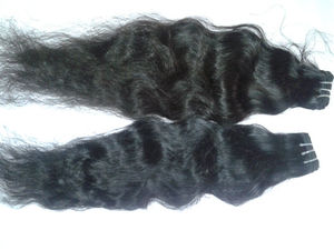 Extensiones de cabello Remy indio virgen recto sedoso 8 "-30" máquina de ondas corporales trama doble 20 "28" 30 "resistente a la caída - Product Image 3