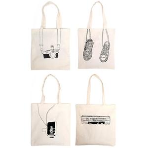 Bolso de hombro de lona de algodón resistente biodegradable 100%, bolso de mano de algodón 100% Natural personalizado, bolso de compras de propósito especial - Product Image 3