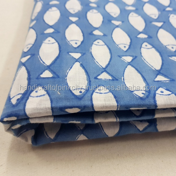 Индийский подарок, цветочный принт, красочная Этническая хлопковая ткань ручной работы для рукоделия, Bagru печать SSTH045