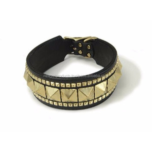 <span class=keywords><strong>Collar</strong></span> de perro de cuero PU de Color sólido, <span class=keywords><strong>collar</strong></span> y correa de perro ajustable de lujo para cachorros, perros medianos y grandes - Product Image 2