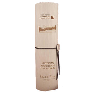 ALANEX-Mini cajas de vino con abedul canadiense, cilindro personalizado, Flexible, grabado - Product Image 1