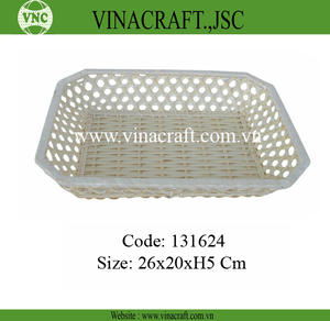 Pequeñas cestas de bambú para almacenamiento doméstico y uso de alimentos para regalos - Product Image 6