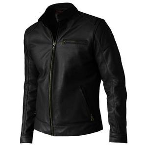 Blouson en cuir noir pour homme, motard, moto, agneau véritable de haute qualité, vestes en cuir bon marché - Product Image 1