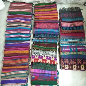 ผ้าคลุมไหล่ขนสัตว์อะคริลิคพิมพ์ลายจากอินเดียสไตล์ทิเบตผ้าคลุมไหล่ขนสัตว์พิมพ์ลาย - Product Image 1