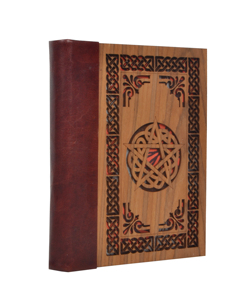 Journaux de travail coupés à la main nouveau Design créatif écologique couverture en bois pentagramme cahiers de bureau avec des pages vierges non doublées 120 - Product Image 2