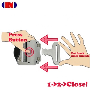 หัวเข็มขัดปลดเร็วแบบข้างทำจากสแตนเลสสตีล รุ่น Patent-SS834 - Product Image 6