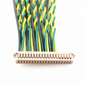 ชุดประกอบสายเคเบิล LVDS 40พิน IDC ไปยัง IDC สำหรับการถ่ายโอนข้อมูลความเร็วสูง - Product Image 2