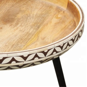 Table latérale, grande incrustation d'os - Product Image 2