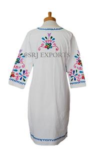 ชุดคลุมบิกินี่สไตล์โบฮีเมียนสุดชิค ปักลายซูซานี ลายนกเลิฟเบิร์ดแบบเม็กซิกัน  คอลเลคชั่นสุดหรู ขายส่วนใหญ่แบบทรงหลวมสบายๆ - Product Image 4