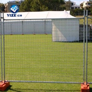 Tạm Thời <span class=keywords><strong>Heras</strong></span> Cao Khả Năng Hiển Thị Chân An Toàn Hàng Rào Hàng Rào Hàng Rào Xuất Khẩu Sang New Zealand Canada Úc - Product Image 3