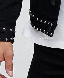 ขายส่ง OEM ที่กำหนดเองการออกแบบล่าสุดซิปฉีกธรรมดาแจ็คเก็ตยีนส์สำหรับผู้ชาย - Product Image 6