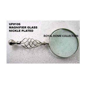 Latest Designer Ocean Shell Handle <b>Magnifying</b> <b>Glass</b> Hot Selling Silver Nautical <b>Magnifying</b> <b>Glass</b> Metal Optical <b>Magnifier</b> - Product Image 3