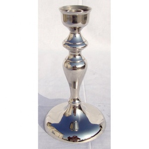 Portavelas de metal moderno Pilar de tendencia industrial para decoración del hogar Venta caliente para Navidad - Product Image 5