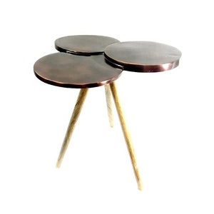 TABLE basse en bois massif/TABLE basse latérale, avec clous - Product Image 6