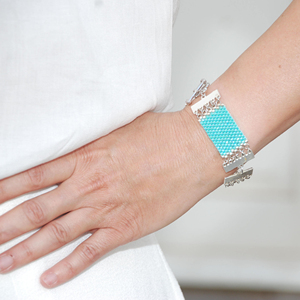 High Quality Seed <b>Beads</b> <b>Bracelet</b>, Colorful Statement <b>Bracelet</b>, Gold Plated <b>Bracelet</b> - Product Image 1