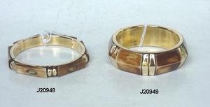 Bracelet en mosaïque d'os fini en laiton et antique de haute qualité sur une base en laiton Bracelets et bracelets de bijoux ethniques rustiques - Product Image 6