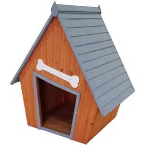 Medium Dog House Kennel Wood Pet Weatherproof Outdoor Use dog kennels