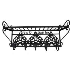 Fabriqué à la main sur mesure décoration murale suspendu support mural vêtements livres Pot de fleur stockage suspendu support mural - Product Image 5