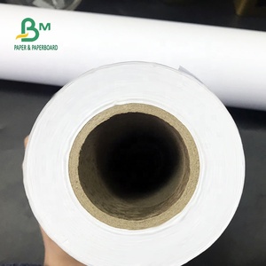42gsm to 80gsm Inkjet 25kg/ <strong>Roll</strong> White <strong>Plotter</strong> <strong>Paper</strong> <strong>Roll</strong> for <strong>Textile</strong> Factory - Product Image 3