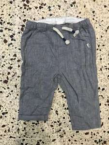 กางเกงผ้าฝ้ายผ้าป่านมีสไตล์สำหรับเด็กผู้ชายเสื้อผ้าเด็กใส่ในฤดูร้อน3สี - Product Image 3