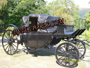 Carruaje de boda con cubierta de vidrio, carro de boda de caballo real, fabricante indio, Buggy de caballo para la venta - Product Image 3