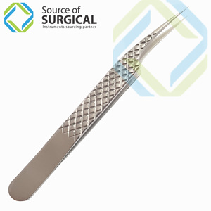 Empaquetado en una bolsa Pinzas para cejas con punta inclinada y Punta puntiaguda para depilación - Product Image 1