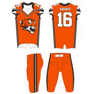 Nuevo uniforme de fútbol americano de excelente calidad a la moda, aparejos personalizados, sarga, transpirable, corto, nombre/número de equipo personalizado, CALIENTE - Product Image 2