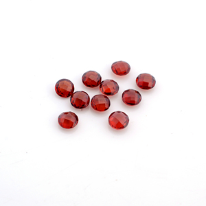 Piedra preciosa de granate natural de alta calidad en corte facetado de Color rojo para hacer joyas, anillo y pendiente, precio al por mayor, semipreciosa - Product Image 1
