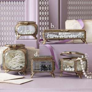 Coffret à bijoux en verre pour cosmétiques - Product Image 6