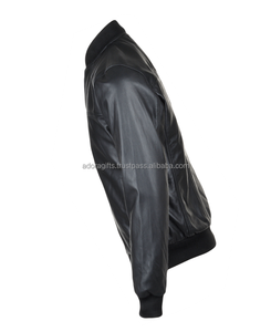 2022 Best Genuine <b>Leather</b> Fashion Style <b>Jackets</b> for Men / Men's <b>Leather</b> <b>Jackets</b> With Full Sleeve Mock Collar - Product Image 2